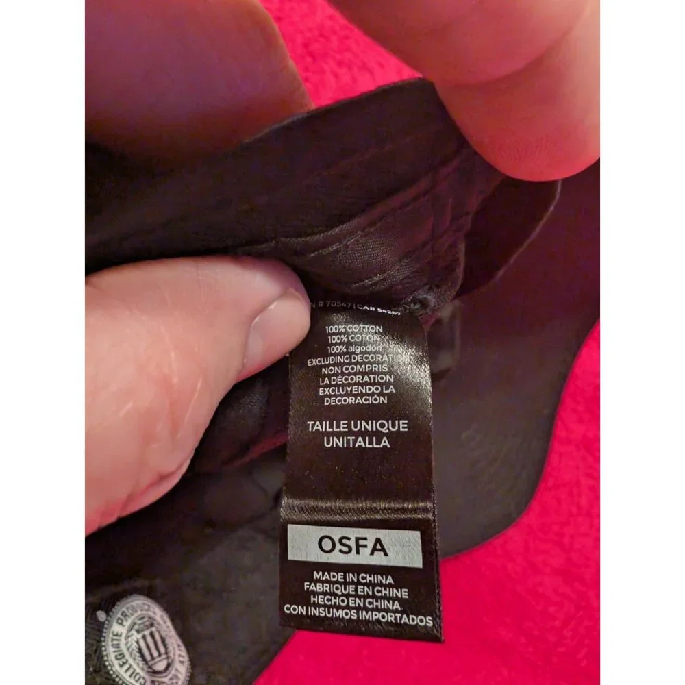 47 Brand Northwestern Wildcats Hat Cap Black Purple Cotton Adjustable OSFA - Picture 9 of 10